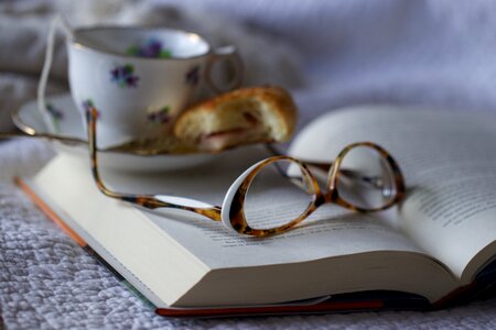 Reading Glasses Book photo