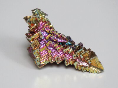 Bismuth bismuth crystal bismuth crystal level photo