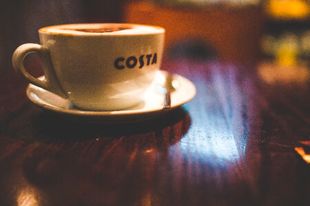 Cup of Cappuccino Coffee photo