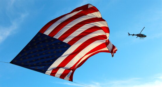 Stars and stripes american patriotic photo