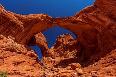 Arch archaeology blue photo