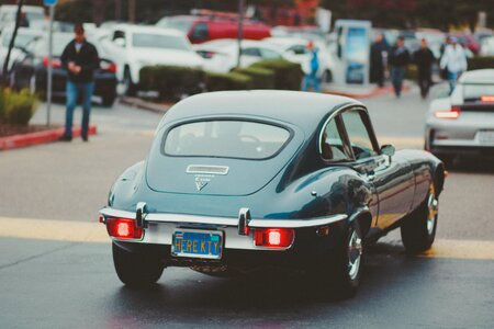Classic Jaguar E-type photo