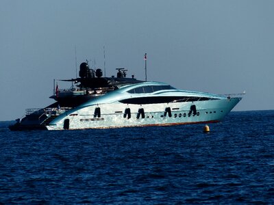 Powerboat sea lake photo