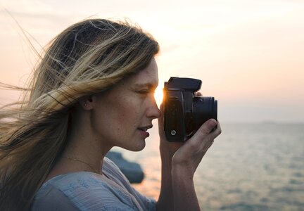 Aperture beach beautiful photo