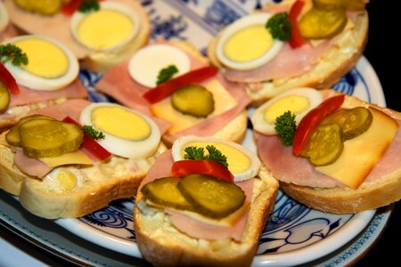 Ham cheese egg