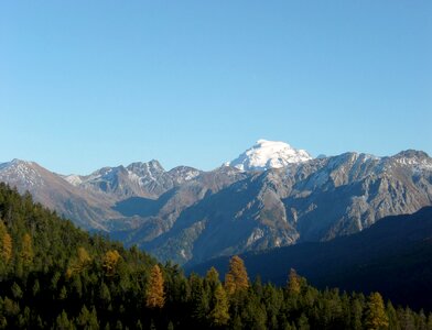 Fuorn Pass in Switzerland