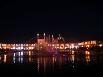 Night evening reflections