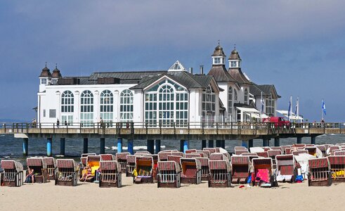 Architecture beach building photo