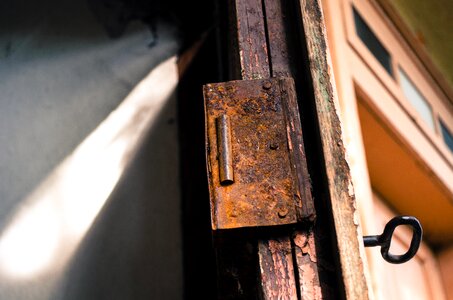 Key old door entrance photo