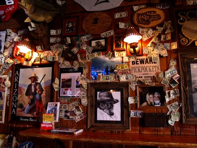 Cowboy western saloon photo