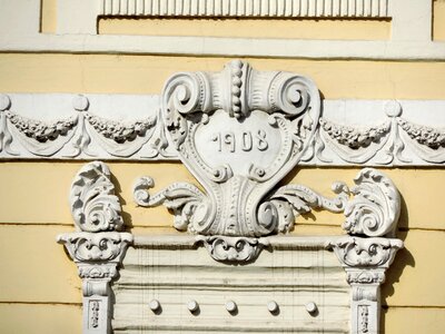 Baroque facade handmade