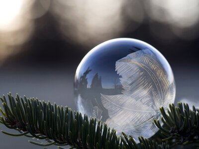 Background beautiful photo bubble