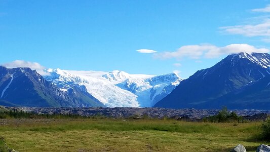 Glacier peak landscape photo
