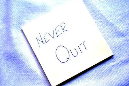 Never Quit Card photo