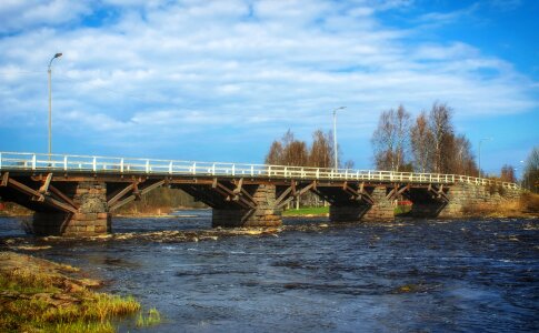 River water sky photo