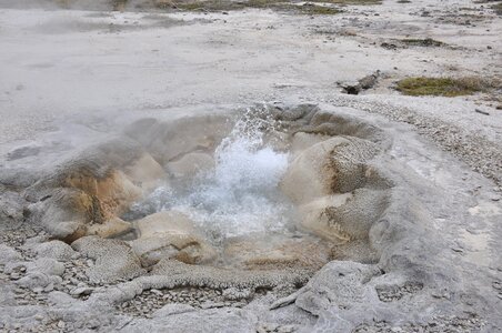 Blue Geyser Pool at Yellowstone