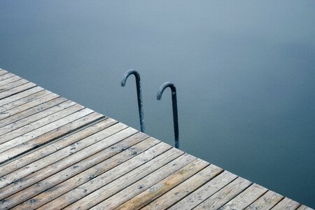 Lake boards wooden photo