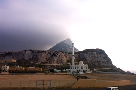 The mosque at Point Europa on Gibraltar photo