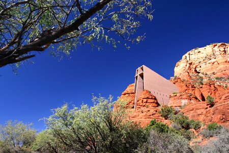 Rock architecture chapel photo