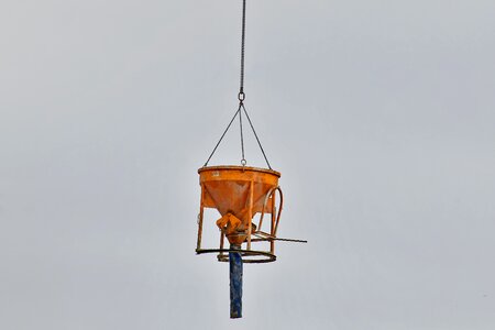 Construction equipment hanging