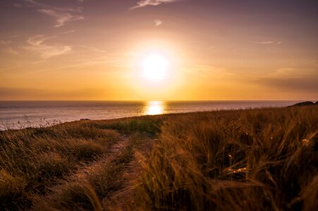 Backlight beach cloud