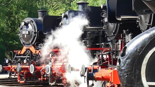 Engine locomotive mechanism photo