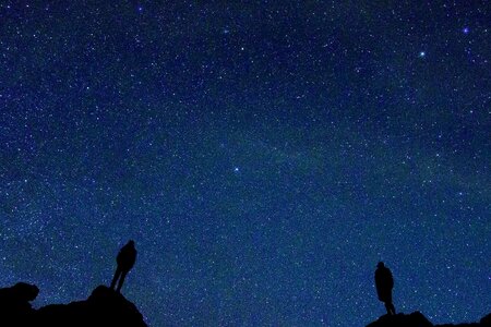 Blue dark night
