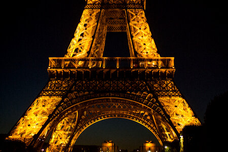 Eiffel Tower at Night photo