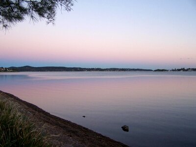 Lake sunset 