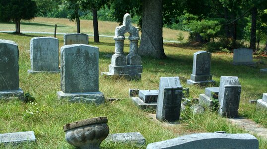 Headstones tombstone stone photo