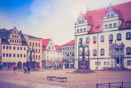 Germany historic center grunge