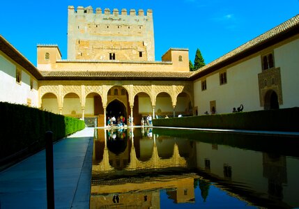 Spain water monument photo