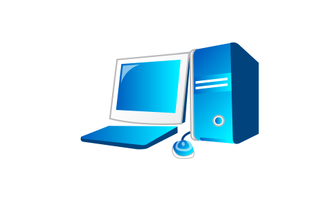 Desktop computer PC system photo