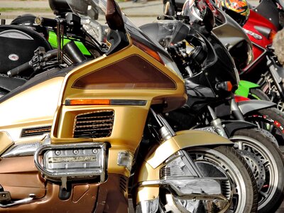 Modern motorbike motorcycle photo