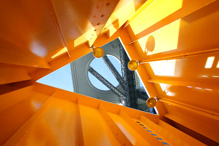 Sky Building seen from underneath photo