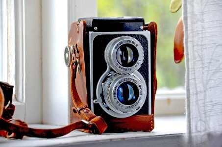 old camera retouching Vintage photo