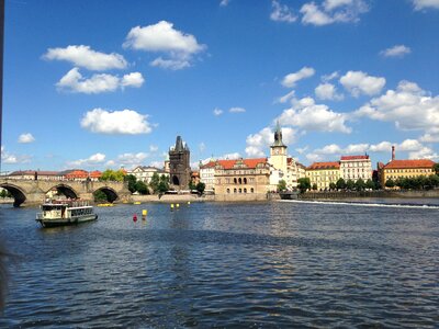 River charles bridge bridge photo