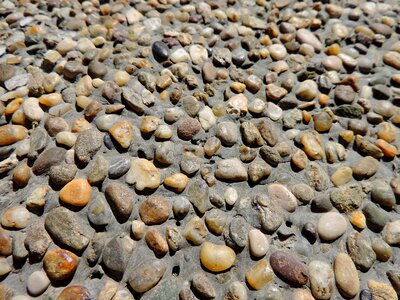 Pebble stone paving stone