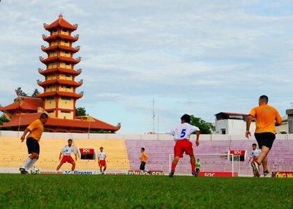 Soccer football field