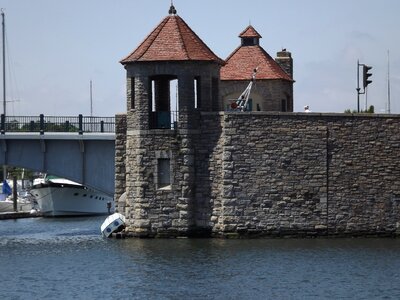 Wall bridge architecture photo