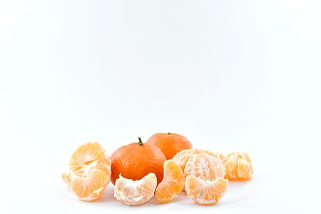 Delicious orange peel oranges photo