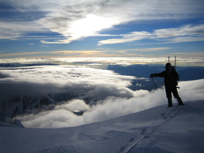Mont Blanc mountain massif photo
