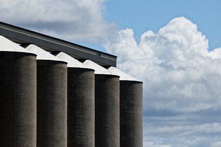 Grain silo agriculture photo