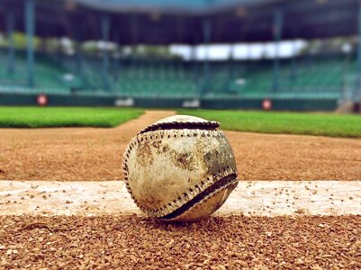 Sport baseball field baseball background photo