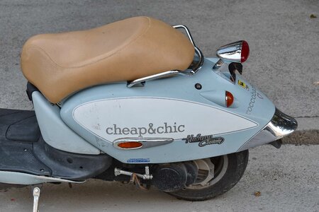 Moped seat classic photo