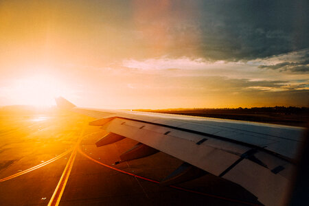 Airplane Wing photo