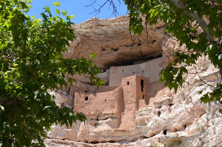 Cliff dwelling cave indian