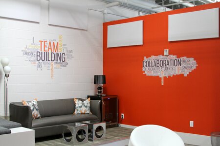 Conference room interior decor