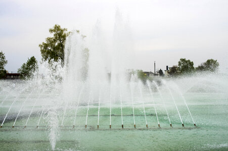 1 Jet of watera fountain