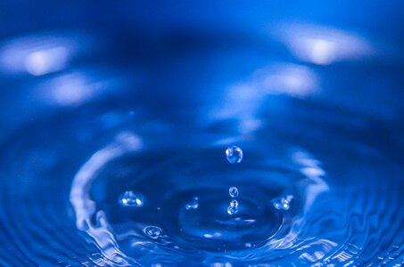 Relax blue water